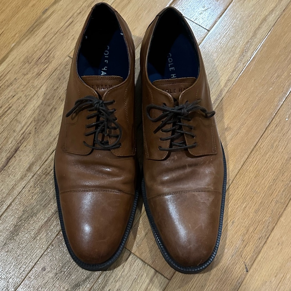 Men’s Cole Haan Cognac Color Dress 👞 Shoes